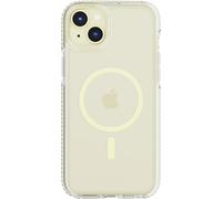 tech21 Evo Crystal - Custodia per iPhone 15 Plus, compatibile con MagSafe, protezione dagli impatti con valutazione standard militare 15x, colore: Giallo