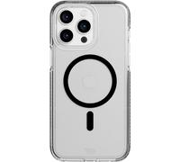 tech21 Evo - Custodia Crystal per iPhone 15 Pro Max, compatibile con MagSafe, custodia protettiva contro gli urti, colore: Nero grafite