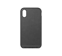 Tech21 Evo Luxe Faux Leather Custodia Protettiva per Apple iPhone XR - Cuoio Nero