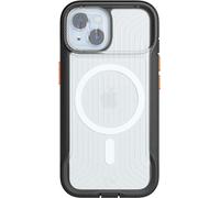 tech21 Evo Max - Custodia per iPhone 15, compatibile con MagSafe, protezione dagli urti, cordini inclusi, colore: Nero attivo