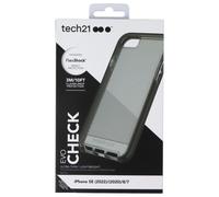 Tech21 Evo Quadri Serie Flessibile Custodia Cover IPHONE 8/7 - Smokey Tinta /