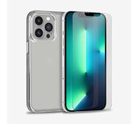 tech21 Evo - Set di vetro trasparente e antiurto per iPhone 13 Pro Max - Custodia protettiva con protezione multi-goccia da 3,7 m e pellicola protettiva in vetro temperato