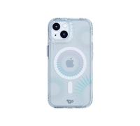 tech21 Evo Sparkle Custodia per iPhone 15 - Compatibile con MagSafe - Custodia protettiva antiurto - Lunar Clear