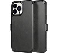 tech21 Evo Wallet per iPhone 13 Pro Max - Custodia a portafoglio con spazio per due carte di credito e protezione multi-goccia da 3,7 m, colore: Nero