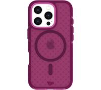 tech21, EvoCheck, Custodia protettiva per iPhone 16 Pro, compatibile con MagSafe, colore: Prugna