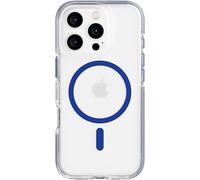 tech21 EvoCrystal - Custodia protettiva per iPhone 16 Pro, compatibile con MagSafe, protezione contro gli impatti 15 volte testata secondo gli standard militari, colore blu