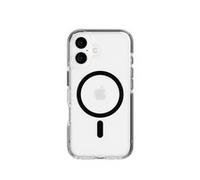 tech21 EvoCrystal - Custodia protettiva per iPhone 16, compatibile con MagSafe, protezione contro gli urti 15x, testata secondo gli standard militari, colore nero