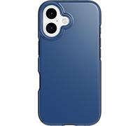 tech21 EvoDusk - Custodia protettiva per iPhone 16, compatibile con MagSafe, protezione contro gli urti 15 volte testata secondo gli standard militari, colore: Blu/Nero