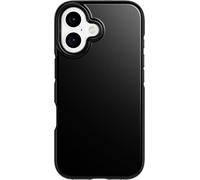 tech21 EvoDusk - Custodia protettiva per iPhone 16, compatibile con MagSafe, protezione contro gli urti, 15 volte testato secondo gli standard militari, colore nero