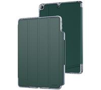 Tech21 EvoFolio - Custodia per iPad 7a/8a/9a generazione, protezione dagli impatti, custodia per iPad con visione multi-angolo, funzione Wake/Sleep, colore: foglia di tè