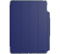 Tech21 EvoFolio - Custodia per iPad 7a/8a/9a generazione, protezione dagli urti, custodia per iPad con visione multi-angolo, funzione Wake/Sleep, colore: Blu