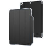 Tech21 EvoFolio - Custodia per iPad 7a/8a/9a generazione, protezione dagli impatti, custodia per iPad con visione multi-angolo, funzione Wake/Sleep, colore: Nero