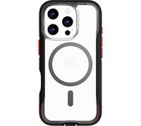 tech21 EvoPro - Custodia protettiva per Alvington, compatibile con MagSafe, protezione dagli urti 21 volte testata secondo gli standard militari, colore: trasparente/nero