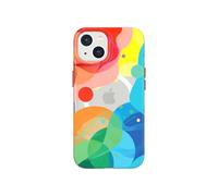 Tech21 Evo Arte Arcobaleno Splash Design Custodia Cover per IPHONE 14 + Temprato