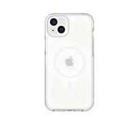 tech21 iPhone 14 Plus Evo Crystal compatibile con MagSafe - Custodia trasparente antiurto e resistente ai graffi, protezione FlexShock Multi-Drop da 4,9 m