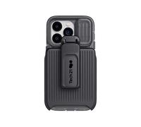 tech21 iPhone 14 Pro Evo Max compatibile con MagSafe - Custodia per telefono durevole, antiurto e robusta, con fondina e protezione FlexShock Multi-Drop da 6 m
