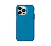 tech21 iPhone 14 Pro Max Evo Check - Custodia protettiva antiurto e sottile, con protezione FlexShock Multi-Drop da 4,9 m e pulsanti extra, colore: blu classico