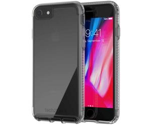 tech21 Pure Clear - Custodia per Apple iPhone 7/8 e SE (2020), con protezione antimirobico da 3 m