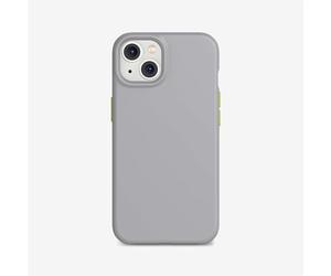 tech21 T21-8957 Eco Slim per iPhone 13 - Custodia biodegradabile con protezione multi-goccia da 3 m, grigio