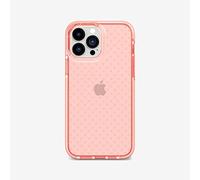 tech21 T21-8970 Evo Check per iPhone 13 Pro Max - Custodia ultra protettiva con protezione multi-goccia da 5 piedi, corallo