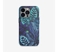 tech21 T21-9311 Eco Art per iPhone Pro - Custodia biodegradabile con grafica esclusiva e protezione multi-goccia da 3 m, verde/blu