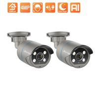 Techage 4MP HD AI POE IP einskolра 2-стоƒняя ауди® ИК nafч riguarda riguarda riguarda riguarda riguarda Khu""rsirsirsidenaцаея CCTV видеблюде eus onderdelen 1pcs 4MP POE Camera