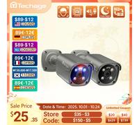 Techage UHD 5MP 4K 8MP onderра бе upoidmсности POE Smart AI Чеilikк обкон""""""""""""""""""""""усто Zah...... 1pcs 5MP POE Camera