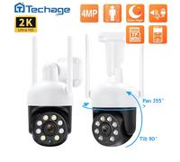 Techage WiFi 4MP PTZ IP ondertekра Двустоƒня ауди mire dreptowie AI Rilevamento umano obbра nafukh onderdelenсп eus blog bok®дjavjavра P2P onderdelenблбл 1pc 4MP Camera