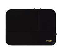 Techair Classic pro 39,6 cm [15.6] Custodia a tasca Nero (A techair product- 15.6 black sleeve with 3 zipped pockets. Supplied NEW