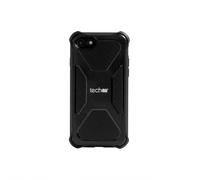 techair classic pro - Back cover for mobile phone - rugged - polycarbonate, thermoplastic polyurethane (TPU) - black