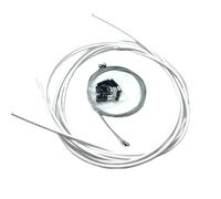 TECHAUTO 1 Set di alloggiamenti per Tubi di Linea a velocità variabile, Set Universale, Set di Tubi per Freni per Mountain Bike, Parti di Biciclette(1 Set White)