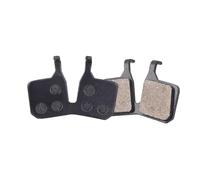 TECHAUTO Adatto per Magura MT5 MT7 Disco Olio a 4 pistoncini pastiglie Freno a Disco Idraulico in Metallo per Bicicletta da Montagna(1 Pair Black Resin)