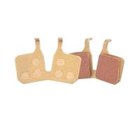 TECHAUTO Adatto per Magura MT5 MT7 Disco Olio a 4 pistoncini pastiglie Freno a Disco Idraulico in Metallo per Bicicletta da Montagna(1 Pair Gold Metal)