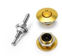 TECHAUTO Blocco Cofano Kit di Clip di bloccaggio per perni del Cofano con Pulsante Universale da 1,25" Adatto per BMW, ECC. Perni rapidi per Auto PQY-HPL04/05 Serratura Coperchio Motore(HPL04G)