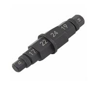 TECHAUTO Cassette e pignoni Cassette pignoni e Ruote libere Adattatore per Bussola Esagonale per Perno dell'asse per Moto 6 in 1, Strumento di rimozione Pneumatici, Costruzione in Acciaio al Carbonio