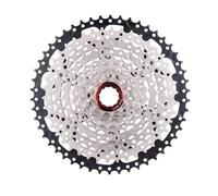 TECHAUTO Cassette e pignoni Cassette pignoni e Ruote libere Adatto per Cassetta MTB ZTTO a 9 velocità, 11-50T, Rapporto Ampio, Ruota Libera 9 velocità con M430, M4000 e M590.(9S 50T Silver)