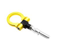 TECHAUTO Gancio Traino Adatto per BMW Universal Racing Gancio di Traino Anteriore Posteriore per Auto Rimorchio Barre di Traino YC100397 2 Pollici Sfera per Traino(Gold)