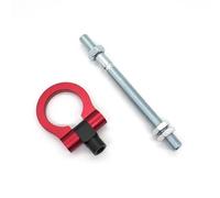 TECHAUTO Gancio Traino Adatto per Subaru WRX WRX BRZ Gancio di Traino per Auto Kit Anello Anteriore Avvitato in Alluminio Billet 2 Pollici Sfera per Traino