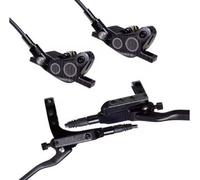 TECHAUTO Misura per AM Misura per Bicicletta Enduro E4 Misura per ZEE M8120 MTB Freno a Disco Idraulico a 4 Pistoni M840 con Cuscinetto di Raffreddamento(Pair Black)