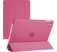 TechDealsUK Custodia intelligente per iPad 9.7 di 5a/6a generazione, compatibile con iPad Air 1°, iPad Air 2a, iPad 5a e iPad 6a generazione, custodia con supporto magnetico Wake/Sleep (rosa)