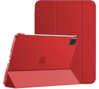 TechDealsUK Custodia Magnetica Smart per Apple iPad PRO 11 2022/2021/2020 Cover con Supporto con Funzione Sleep/Wake e Slot per Penna Apple A2435 A2761 A2301 A2459 A2228 A2068 A2230 A2231 (Rosso)