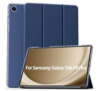 TechDealsUK Custodia per Samsung Tab A9+ 11" (2023) SM-X210, X215, X216 Smart Cover con Sleep/Wake magnetica per Galaxy Tab A9+ 11" (blu)