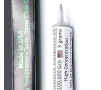TechDiamondTools Pasta lucidante diamantata 100.000 grani 0/0,25 micron per una finitura fine 5 g con concentrazione media (M) 25% di polvere di Damond