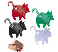 TECHEEL Cat But Bread Clip per il pane con clip per il culo di gatto per sacchetti, divertenti clip per il pane del gattino, sacchetti per snack, utensili da cucina per gli amanti dei gatti