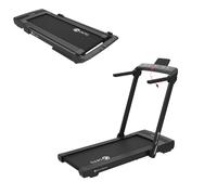 TechFit Banda di Alergare Elettrica 2 in 1 - Tapis Roulant Pieghevole, WalkingPad con Superficie Antiscivolo, Display Digitale, Motore 2.5 HP, Velocità Regolabile da 1-12 km/h, Fitness Casa