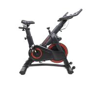 TechFit Cyclette da Camera Professionale - Volano 20 kg, Resistenza Magnetica 99 Livelli, Bluetooth App, 200 kg, Display, Porta Tablet, Pedali Alluminio, Ghidon Regolabile, 117x107x53 cm