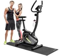 TechFit Tappeto Fitness in Gomma - Tappetino Antiscivolo per Protezione del Pavimento per Tapis Roulant, Cyclette, Vogatori e Attrezzature da Palestra 173 x 61 x 0,6 cm