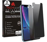 TECHGEAR [2 Pezzi Pellicola Anti Spia per iPhone 11 - PRIVACY VETRO Autentica Pellicola in Vetro Temperato Compatibile con Apple iPhone 11