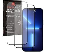 TECHGEAR [2 Pezzi] Vetro Antiriflesso iPhone 14 Plus Pellicola - Opaca 3D Pellicola in Vetro Temperato Copertura Completa [Durezza 9H] [Senza Bolle] Compatibile con iPhone 14 Plus