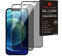 TECHGEAR [2 Pezzi] Vetro Privacy per iPhone 12 Mini - Privacy 3D Pellicola in Vetro Temperato Anti Spia Copertura Completa [Durezza 9H] [Senza Bolle] Compatibile con iPhone 12 Mini (5,4 Pollici)